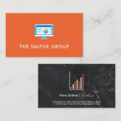 Carte De Visite Capital-risque | Entreprise | Courtier (Devant / Derrière)