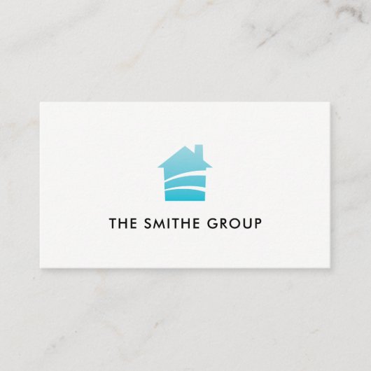 Carte De Visite Capital-risque | Entreprise | Logo de la maison (Devant)