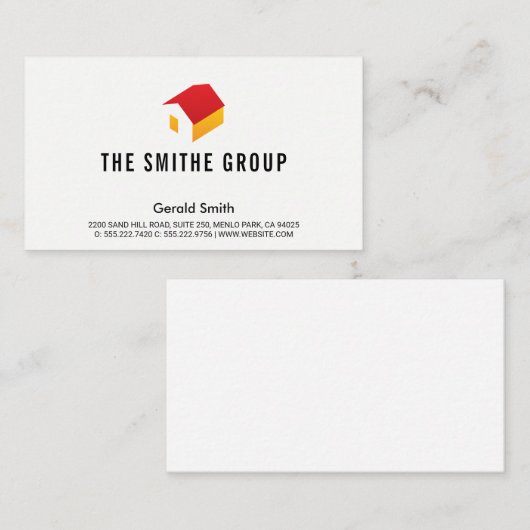 Carte De Visite Capital-risque | Entreprise | Logo du détaillant (Devant / Derrière)