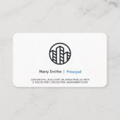 Carte De Visite Capital-risque | Entreprise | Marbre (Dos)