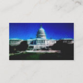 Carte De Visite Capitol américain Washington DC (Dos)