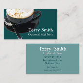 Carte de visite Cappuccino (Devant / Derrière)