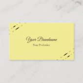 Carte De Visite Cappuccino beige lignes dorées avec code QR élégan (Devant)