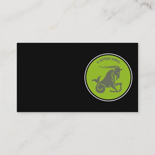 Carte de visite Capricorn (Dos)
