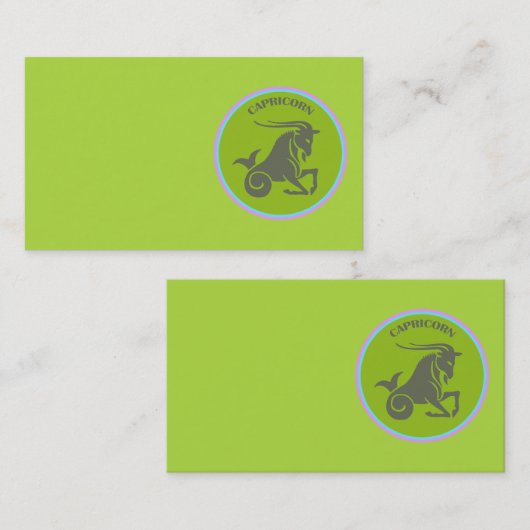 Carte de visite Capricorn (Devant / Derrière)