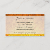 Carte De Visite Capture créative des yeux de feuille d'érable (Dos)