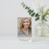 Carte De Visite Capture d'écran de la photo Photographe des médias (Debout devant)