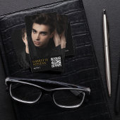 Carte De Visite Capture d'écran de signature minimal de l'acteur m