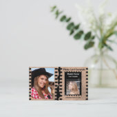 Carte De Visite Capture d'écran du modèle photo ou de l'acteur (Debout devant)