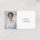 Carte De Visite Capture d'écran d'un modèle d'acteur (Devant)