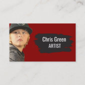 Carte De Visite Capture d'écran Peinture Brush Thème pour artistes (Devant)