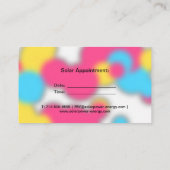 Carte De Visite Capture d'écran professionnelle - Graffiti Splash (Dos)