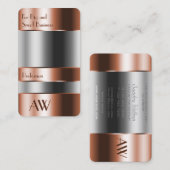 Carte De Visite Capture oeil boîte de cuivre Optique de verre avec (Devant / Derrière)