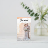 Carte De Visite Capturez votre journée spéciale, Photographie prof (Debout devant)