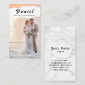 Carte De Visite Capturez votre journée spéciale, Photographie prof (Devant / Derrière)