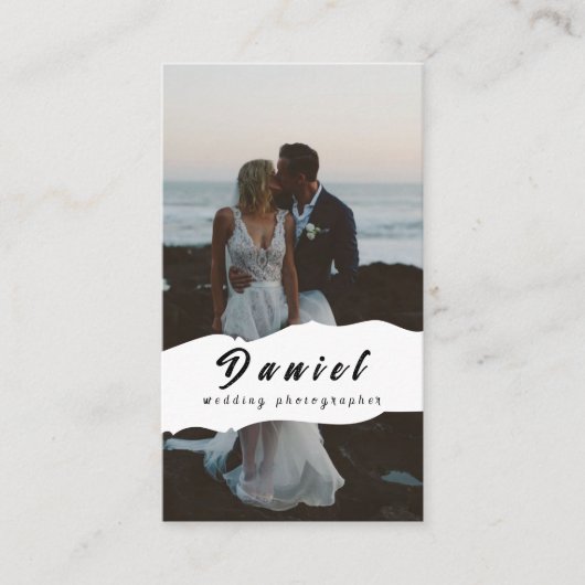 Carte De Visite Capturez votre journée spéciale, Photographie prof (Devant)