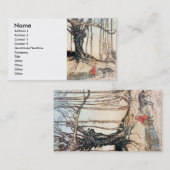 Carte De Visite Capuchon rouge (Devant / Derrière)