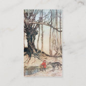 Carte De Visite Capuchon rouge (Dos)