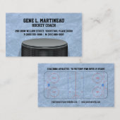 Carte De Visite Car de hockey sur glace (Devant / Derrière)
