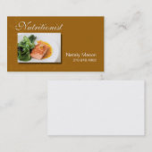 Carte De Visite Car de nourriture de "nutritionniste", sain, perte (Devant / Derrière)