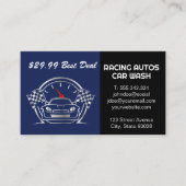 Carte De Visite Car Racing Auto Services (Devant)