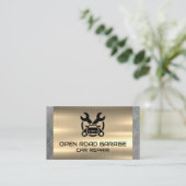 Carte De Visite Car Repair Logo | Mechanic Shop (Debout devant)