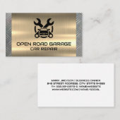 Carte De Visite Car Repair Logo | Mechanic Shop (Devant / Derrière)
