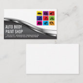 Carte De Visite Car Shop | Auto Service Icons (Devant / Derrière)