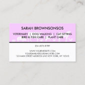 Carte De Visite Caractères animaux de ferme (Dos)