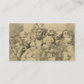 Carte De Visite Caractères littéraires assemblés autour du (Dos)