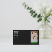 CARTE DE VISITE CARAMEL INDICA (Debout devant)