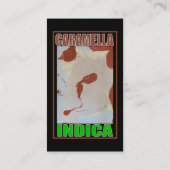 CARTE DE VISITE CARAMEL INDICA (Dos)