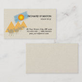 Carte De Visite Caravane (Devant / Derrière)