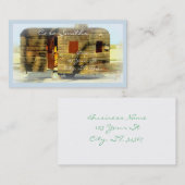 Carte De Visite Caravane gitane patinée Thunder_Cove toute couleur (Devant / Derrière)