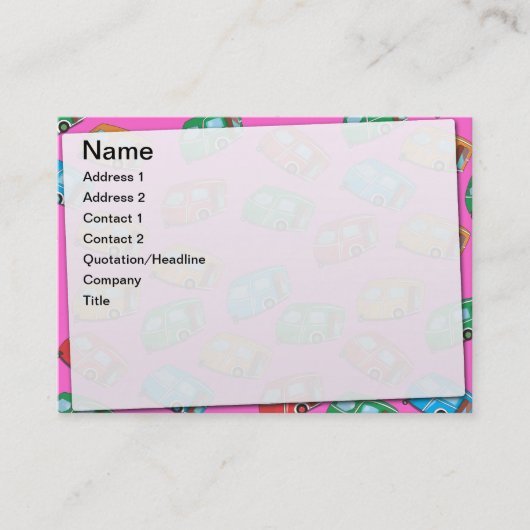 Carte De Visite Caravanes (Devant)