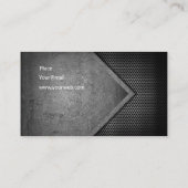 Carte De Visite Carbone moderne (Dos)