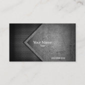 Carte De Visite Carbone moderne (Devant)
