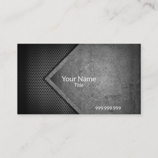 Carte De Visite Carbone moderne (Devant)