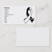 Carte de visite carcinoïde de ruban de Cancer (Devant / Derrière)