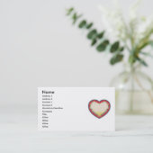 Carte de visite cardiaque (Debout devant)