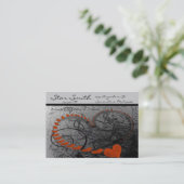 Carte de visite cardiaque tourbillonnant - - (Debout devant)