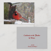 Carte De Visite Cardinal à l'ATC de la source (Devant / Derrière)