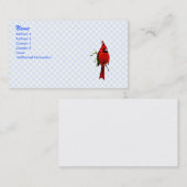 Carte De Visite Cardinal de cardan (Devant / Derrière)