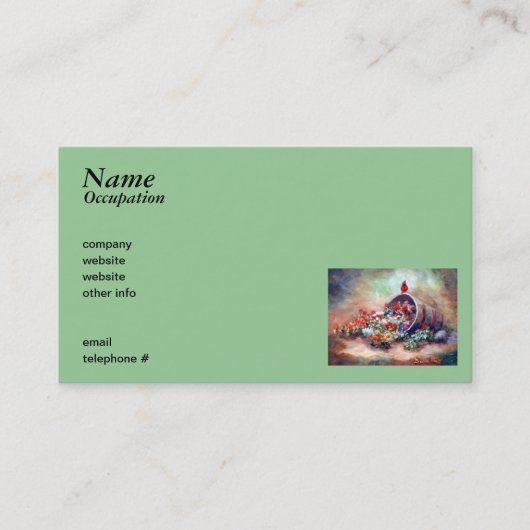 Carte de visite cardinal de débordement (Devant)