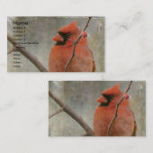 Carte De Visite Cardinal Grunge (Devant / Derrière)