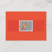 Carte De Visite Cardinal sur la peinture de branche - Art original (Dos)