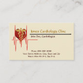 Carte de visite cardiologue (Devant)