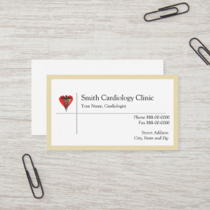 Carte de visite cardiologue
