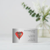 Carte de visite cardiologue (Debout devant)