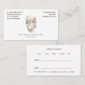 Carte de visite cardiologue (Devant / Derrière)